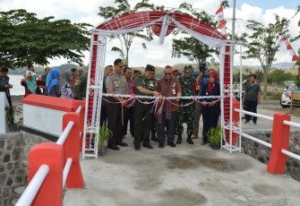 Danrem 074 Warastratama Sempatkan Tinjau Sejumlah Proyek Fisik TMMD Kodim Klaten   