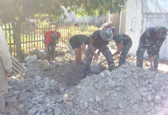 Kerja Keras Menjelang Berakhirnya TMMD