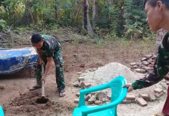 Jelang Penutupan  Basecamp di Lokasi TMMD di Rehab