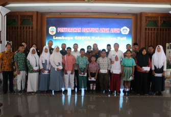 Penyerahan bantuan dari GNOTA 