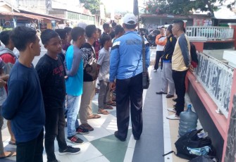 Surya Bakti Selaku Menejer Tim PS Bintang Utara Melepas Tim Sepak Bola U16 Piala Summer 2019 di PT Inalum