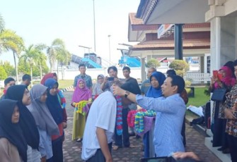 Wakil Wali Kota Bengkulu Dedy Wahyudi  Menyambut 16 Pelajar Peraih Mendali Emas Dalam Ajang World Invention Creativity Olimpic