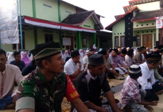 Serda Ali Bersama Masyarakat Menunaikan Shalat Idul Adha