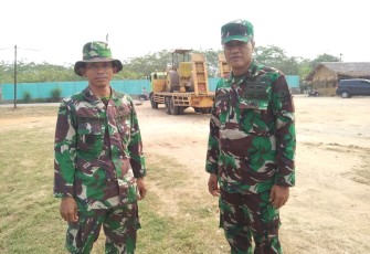 Kasdim 0510 Tinjau lokasi TMMD Kronjo