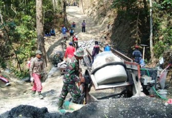 Pembangunan Akses dukuh cilinduk