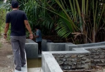 Rehab Irigasi Air Payang II di Desa Talang