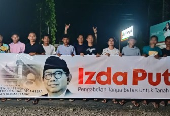 Relawan Milenial Dukung Izda Putra