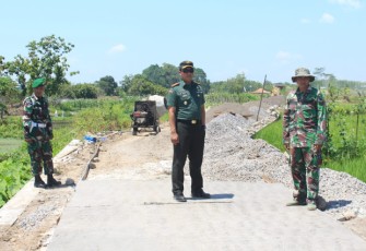 Dandim Klaten Letkol Kav Minarso SIP Tinjau Lokasi Binter Terpadu   