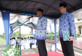 Pemkab Aceh Besar Gelar Upacara Peringatan HUT ke-48 Korpri