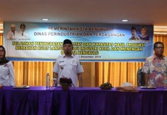 Wakil Wali Kota Bengkulu Dedy Wahyudi Hadir Dalam Pembukaan Pelatihan 