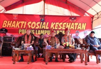 Bakti Sosial Kesehatan Polres Lampung Barat 