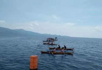 Peserta Lomba Dayung Tahun 2020 Dalam Rangka Peringati HUT Kabupaten Seram Bagian Barat ke 16