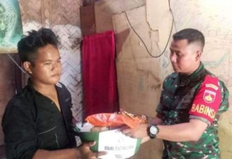 TNI Ketanggungan Brebes Peduli Warga Desa Binaan