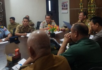 Sekda Tulang Bawang Pimpin Rapat Koordinasi Kesiapsiagaan dan Antisipasi Bencana