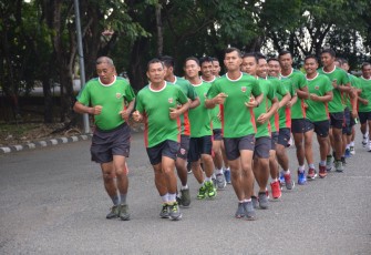 Personel Korem 141/Tp konsisten jaga kebugaran tubuh