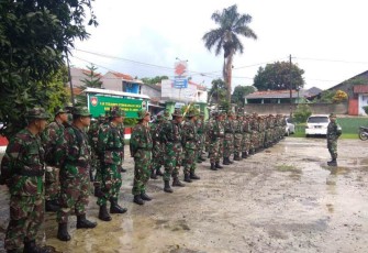 Bintara dan Tamtama Kodim Brebes Diuji Kecakapannya