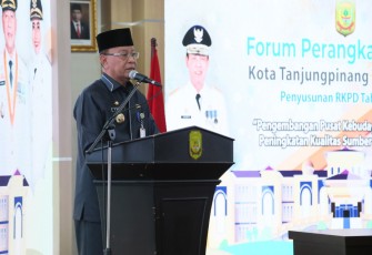 Walikota Tanjung Pinang Buka Kegiatan Forum Perangkat Daerah Tahun 2020