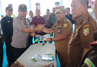 Waka Polres Labuhanbatu Hadiri Kegiatan Penandatanganan NPHD