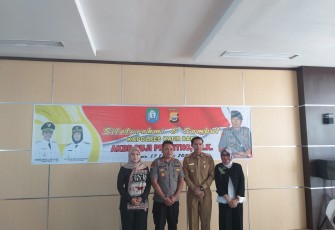 silaturahmi dan penyambutan Kapolres Kaur
