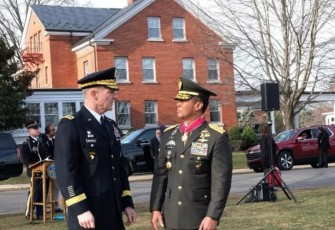 Kasad terima Medali Kehormatan dari Amerika Serikat