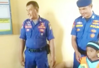 Polairud Polres Labuhanbatu Ajarkan Siswa Paud tentang Polairud dan Tupoksinya