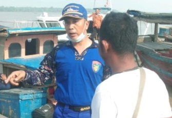 Kasat Polair saat berikan imbauan