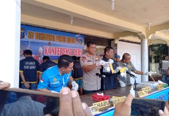 Konferensi Pers Polres Asahan