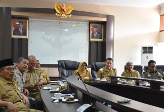 Pemkab Tegal Video Conference dengan Gubernur Jawa Tengah Ganjar Pranowo