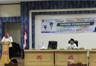 Kepala Dinas Kesehatan Kota Bengkulu Susilawaty Saat Memberikan Sambutan 