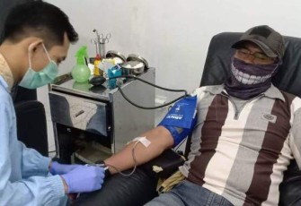 Prajurit Pekalongan Ini Tetap Subangkan Darahnya ke PMI