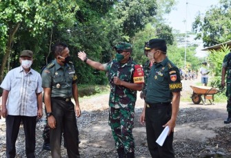 Administrasi TMMD Reguler Pekalongan Disinkronkan Dengan Kondisi Real di Lapangan