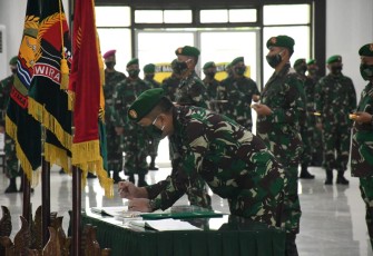 3 Danrem dan Kapok Sahli Pangdam I/BB Diserahterimakan