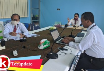 KPPN Mukomuko melakukan rapat koordinasi secara daring