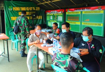 Satgas TMMD Diperiksa Kesehatanya Tiap Seminggu Sekali 