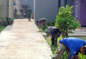 Satgas TMMD Terus Lakukan Perawatan Jalan Haji Amin