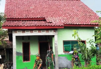 Warna Rumah Sri Puji Asal Pantirejo Pekalongan Dirubah Satgas TMMD Reguler