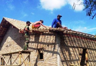 Progres Rehab Rumah Milik Warsumi Jelang Penutupan TMMD Reguler Pekalongan