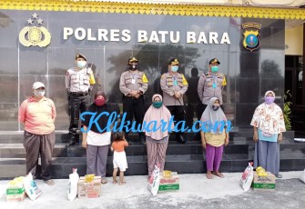 Kapolres Batu Bara Bantu Kaum Dhuafa