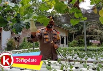 Kapolres Batu Bara Kunjungi Rumah Tanaman Bhabinkantibmas