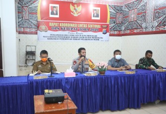 Rapat Koordinsi Lintas Sektoral OPS Ketupat Toba 2020