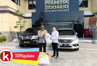 DPRD Jatim Berikan Bantuan APD ke Polresta Sidoarjo