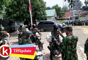 Kodim 0209/LB Salurkan 20 Paket Sembako