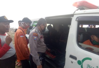 evakuasi korban tenggelam pasca ditemukan 