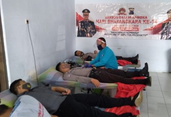  Polres Batang Gelar Donor Darah