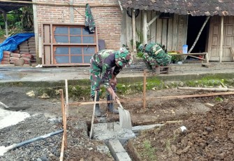 Pengerjaan Bangunan RLH Dikerjakan