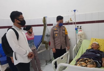 Korban Penganiayaan di RSUD Rantauprapat Dijenguk Kapolres Labuhanbatu