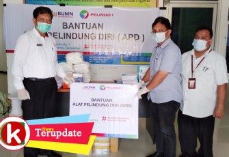 PT Pelindo 1 (Persero) Cabang Kuala Tanjung Berikan Bantuan APD ke RSUD Batu Bara