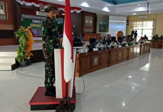 Penandatanganan dan Penyerahan MOU TMMD KE-108 TA. 2020 KODIM 1425/Jeneponto 