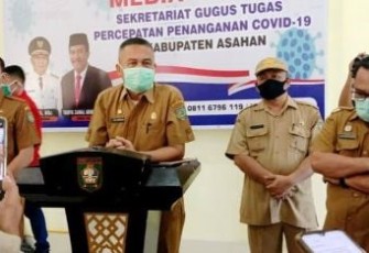 Juru bicara (Jubir) Gugus Tugas Percepatan Penanganan Covid 19 Kabupaten Asahan H. Rahmat Hidayat Siregar