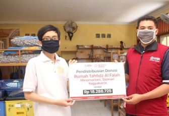 Penyaluran Donasi Sedekah Online Pasca Kebakaran Rumah Tahfidz Al-Falah